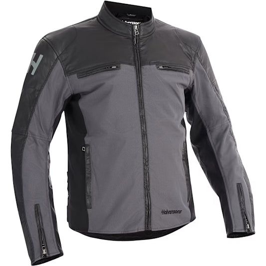 Halvarssons Holmen Wax Textile Jacket - Grey / Silver