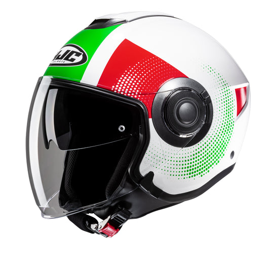 HJC I40N Pyle MC41 Green White Red