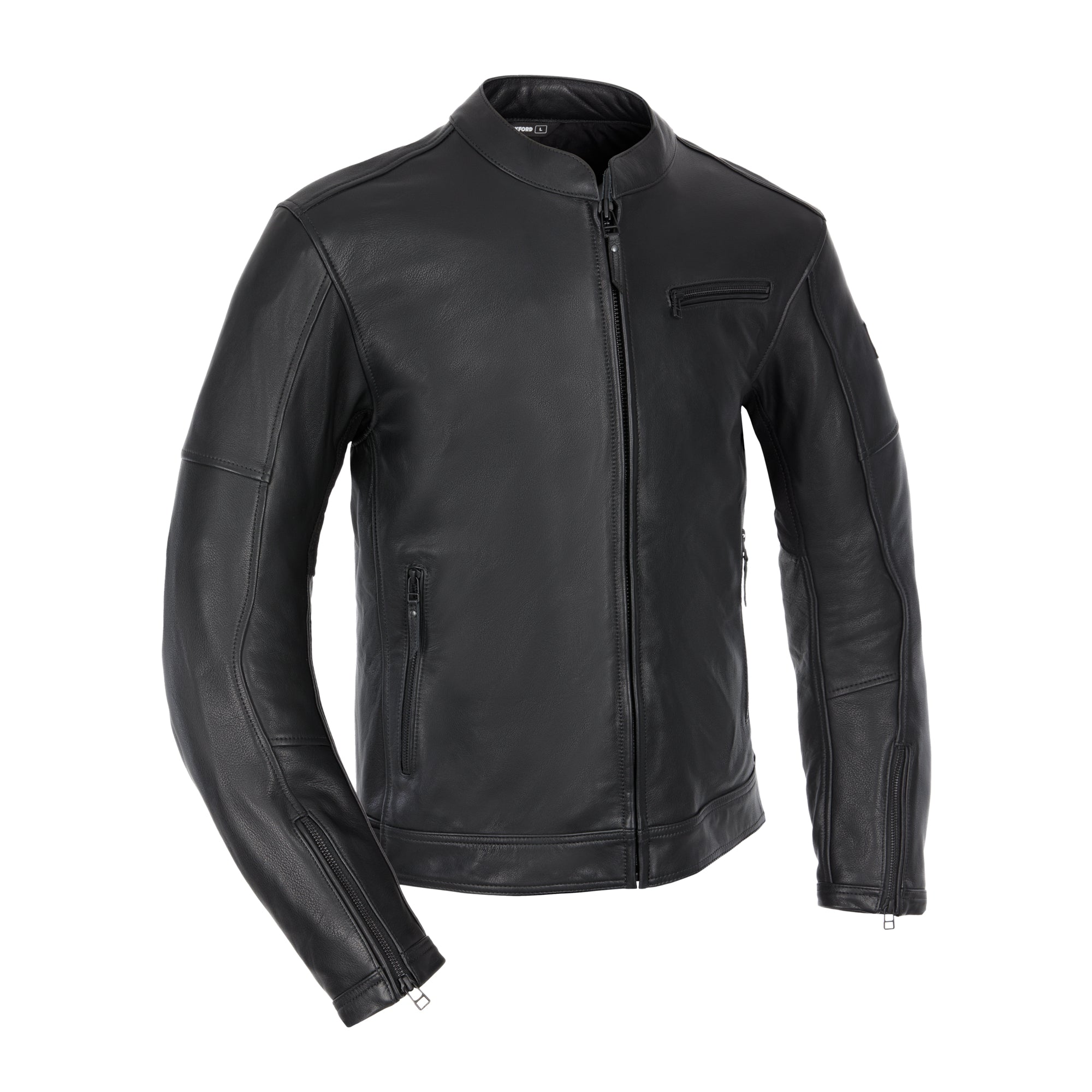 Oxford Henlow Leather MS Jacket Black