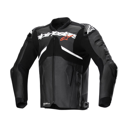 Alpinestars Atem V5 Leather Jacket Black/White