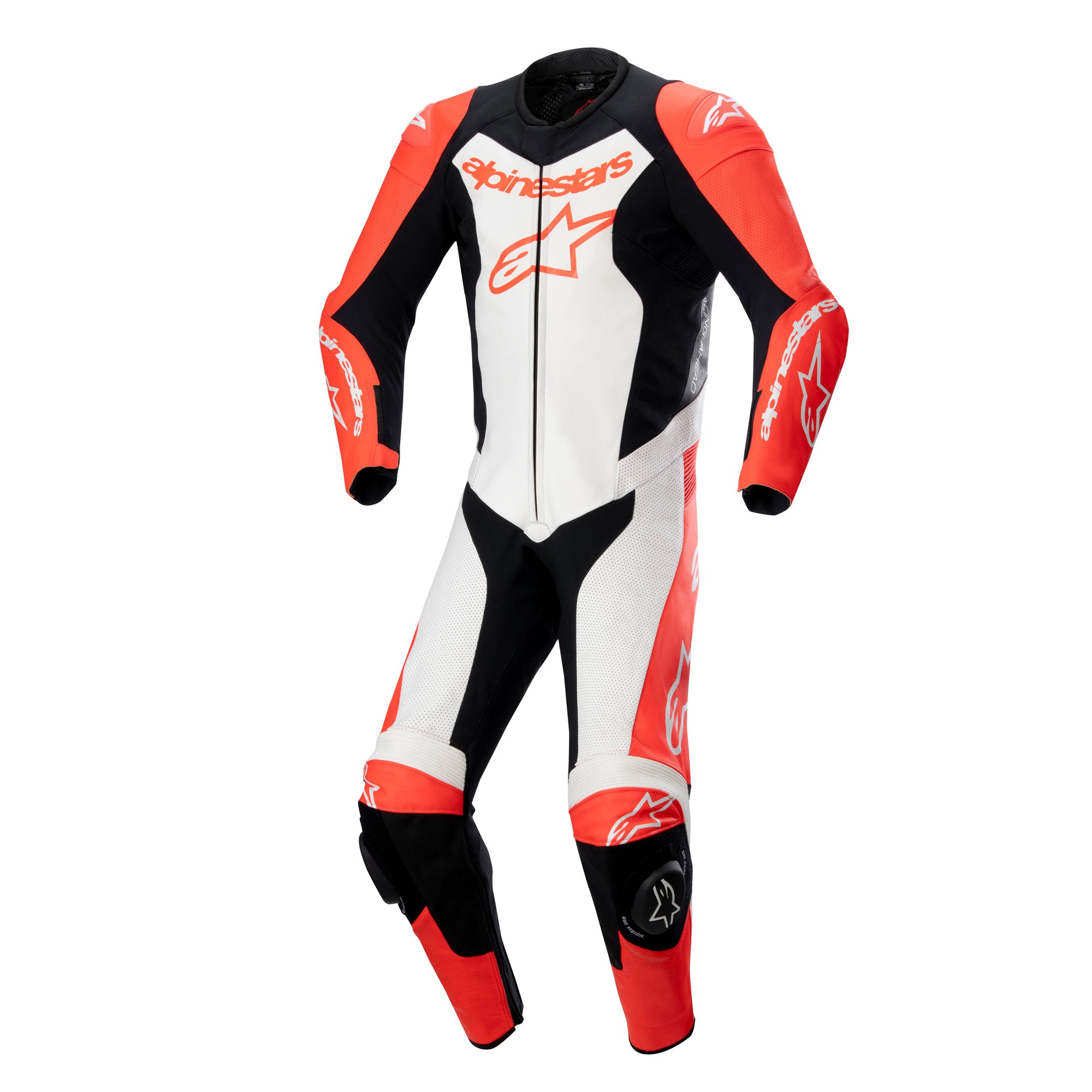Alpinestars Gp Force Lurv 1 Pc Leather Suit R/Fluo/W/Blk