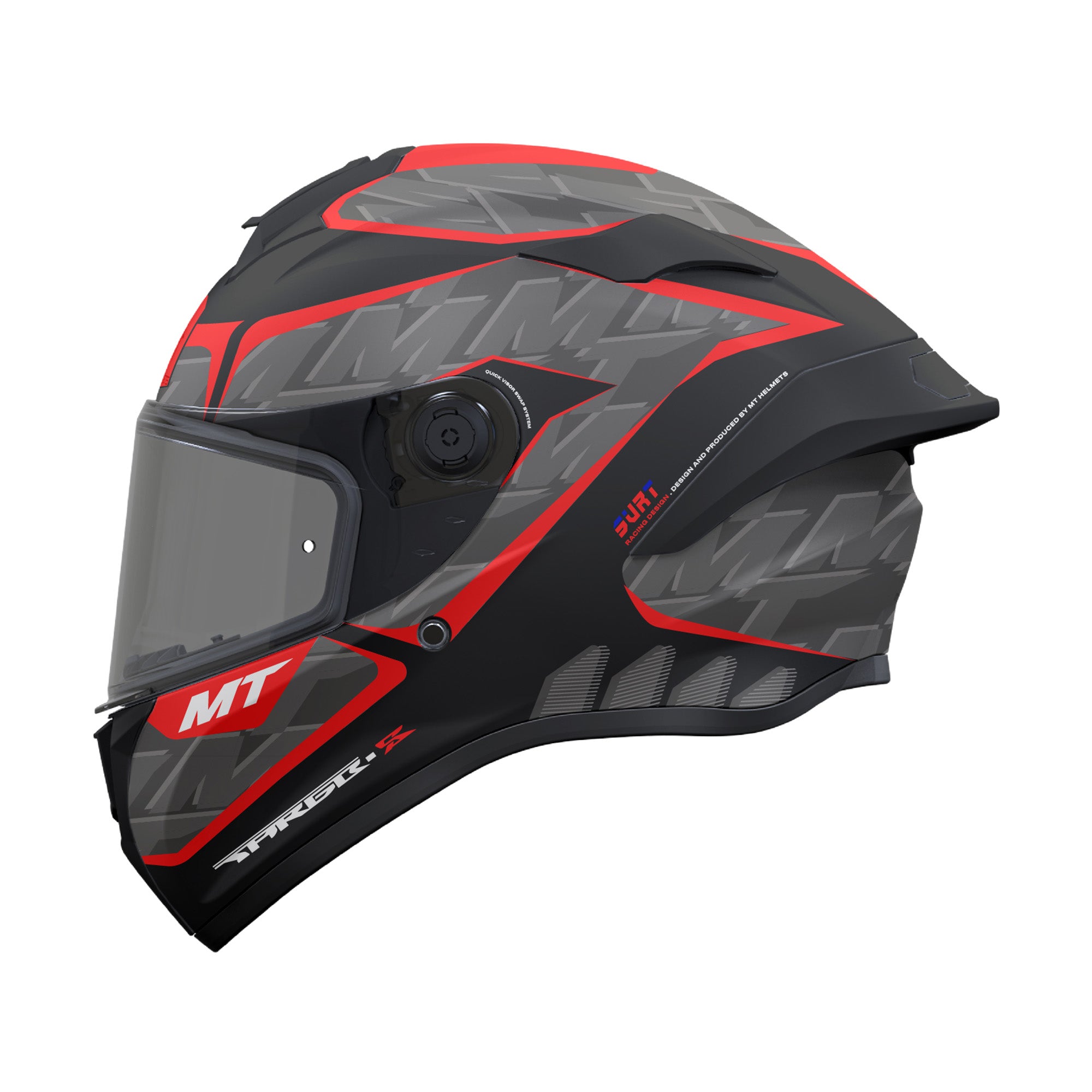 MT Targo S Surt B5 Matt Black Grey Red