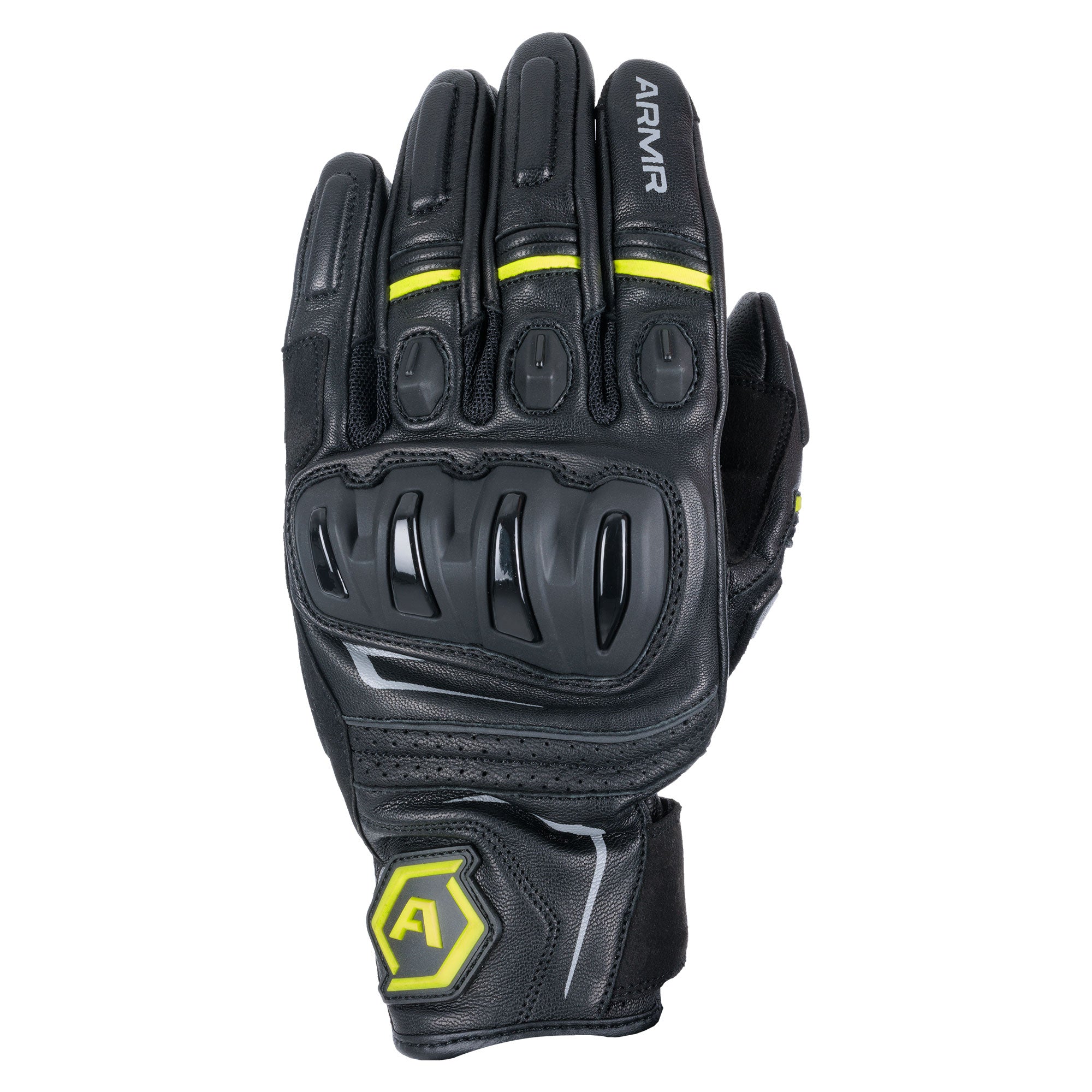 ARMR Raiden 3.0 MS Leather Glove Blk/Ylw