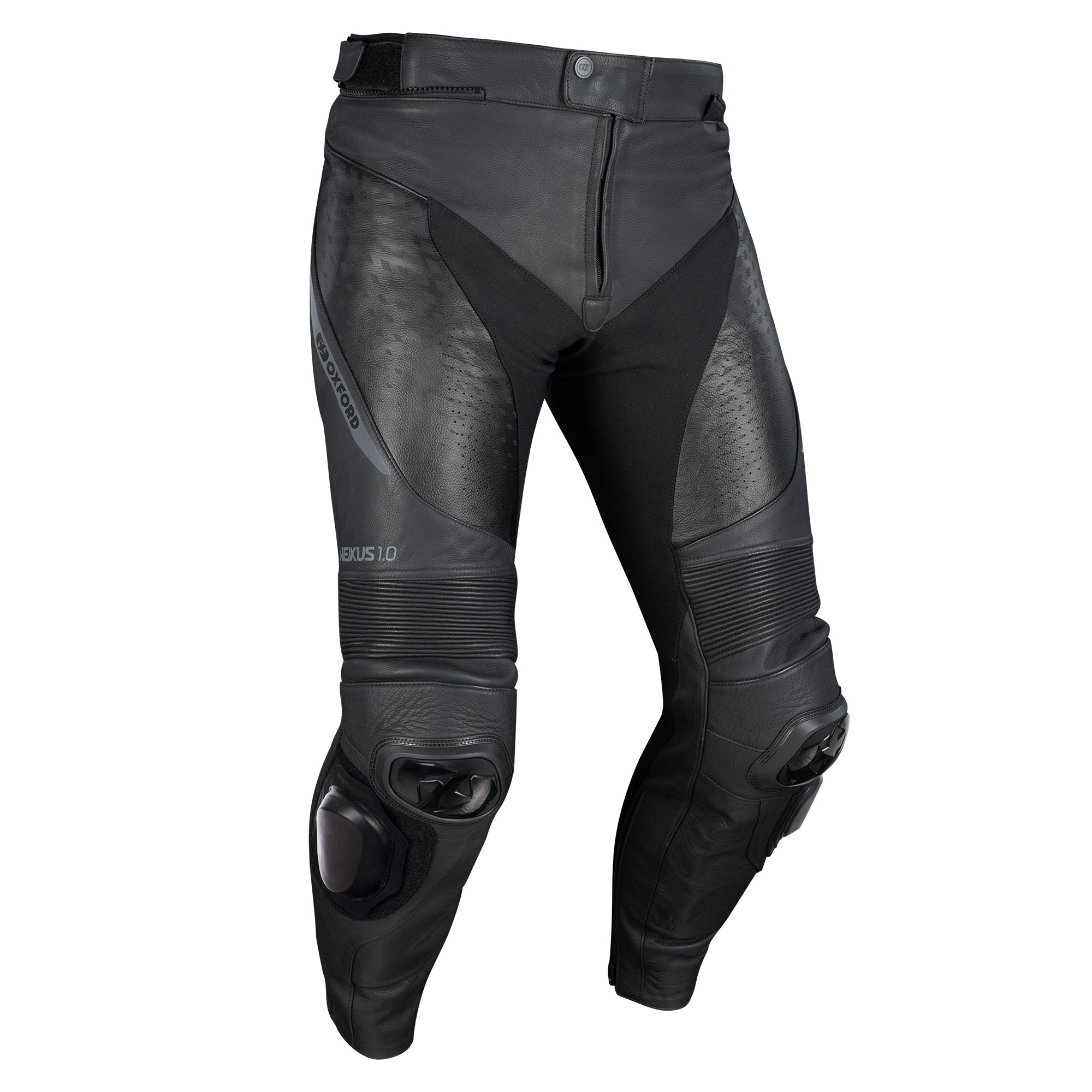 Oxford Nexus 1.0 Leather MS Pant Stl Blk