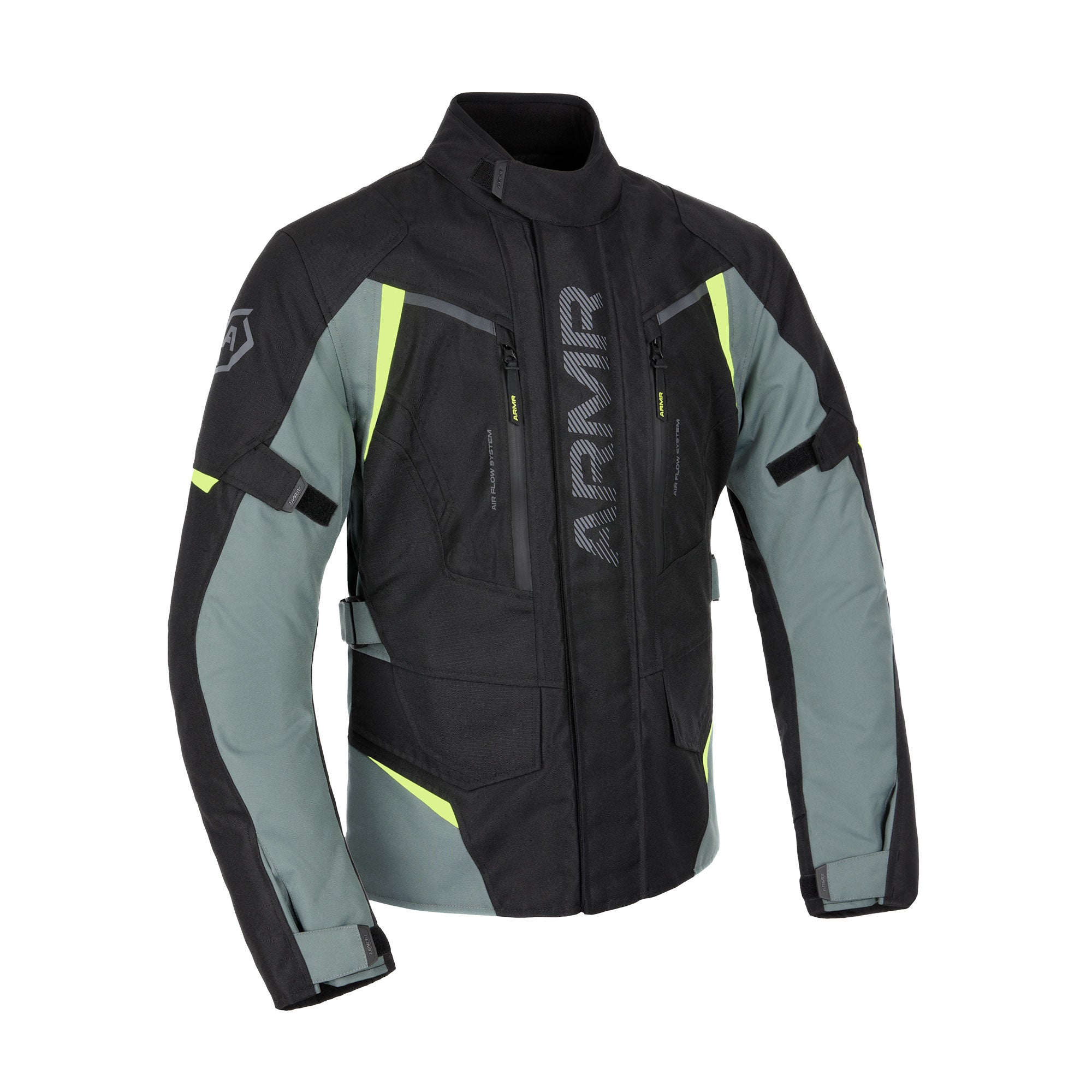 ARMR Kiso 4.0 WP MS Jkt Blk/Grn/Fluo Ylw