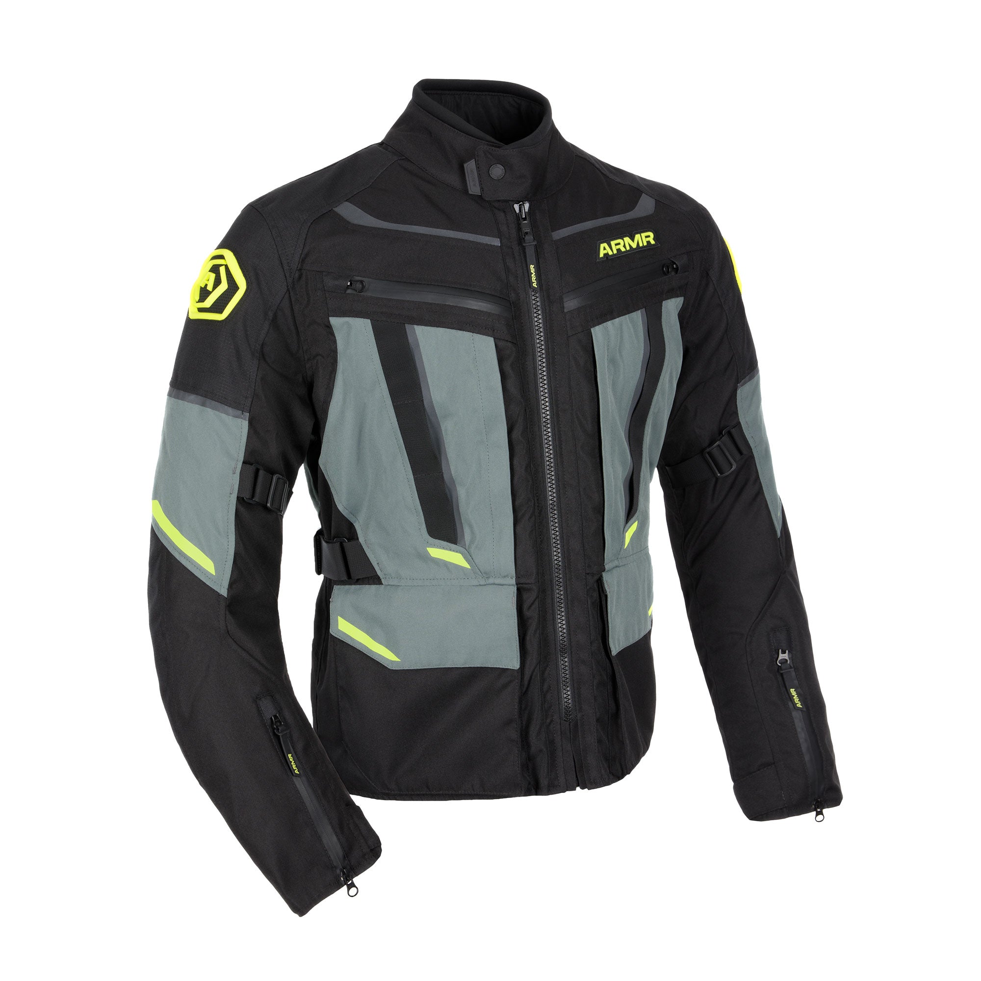 ARMR Kumaji 3.0 WP MS Jkt Blk/Grn/Fluo Ylw