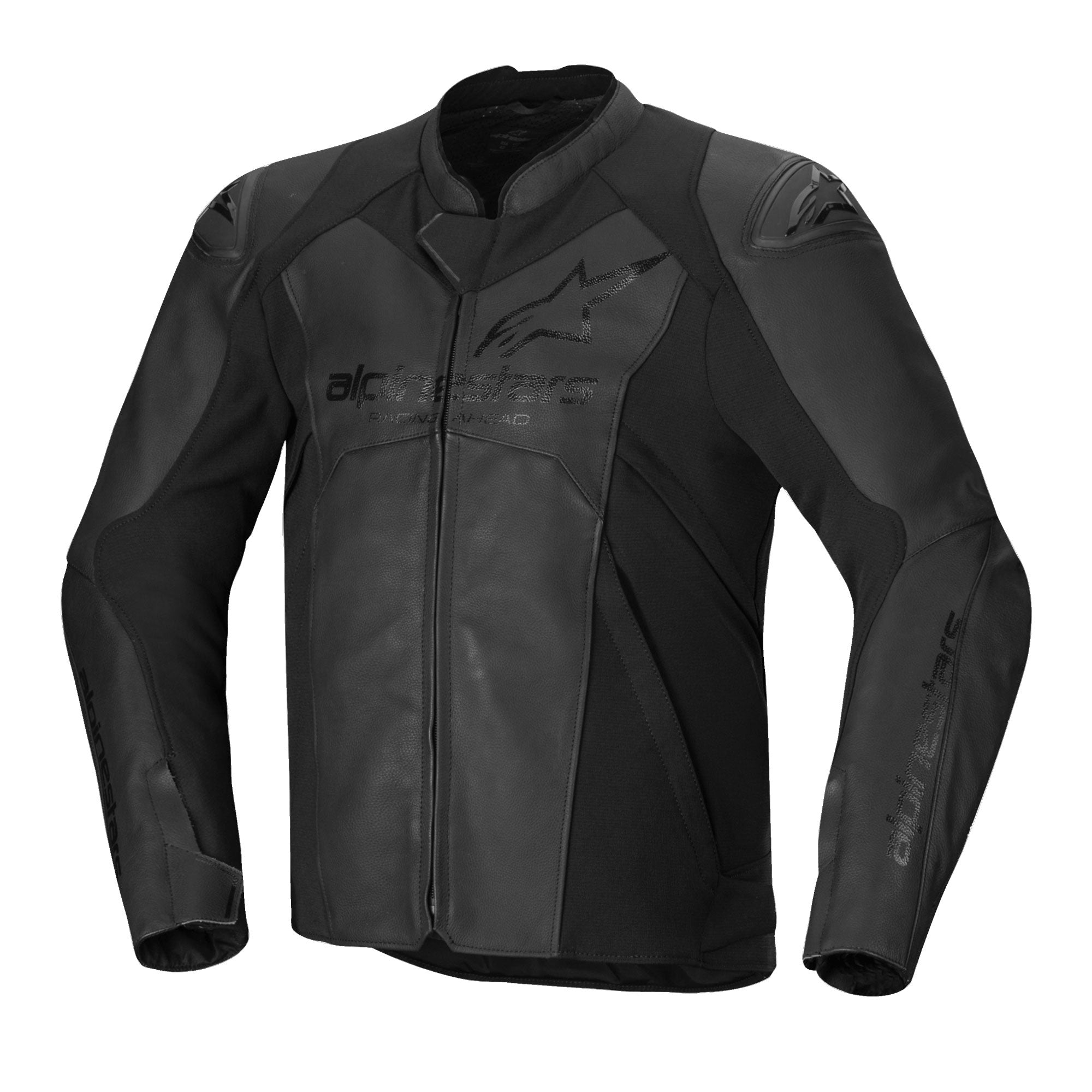 Alpinestars Faster V3 Leather Jacket Black Black