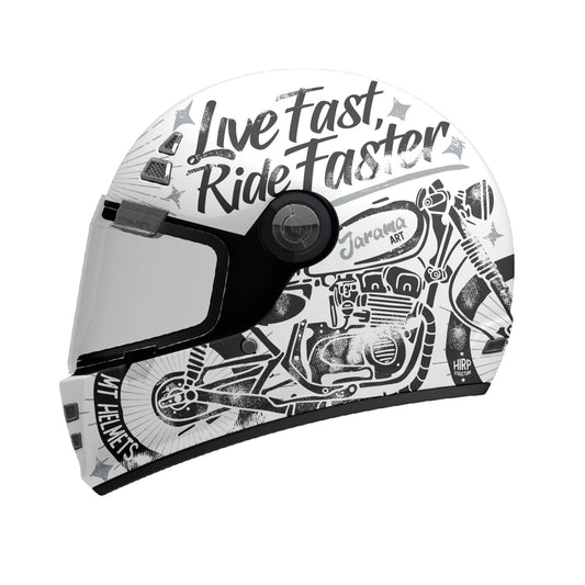 MT Jarama SV Art A2 Gloss White/Black