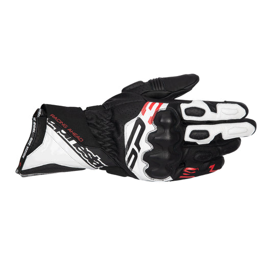 Alpinestars SP-3 Gloves Black White Red Fluo