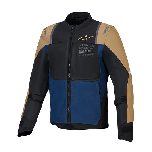 Alpinestars ST-2 Air Jacket Deep Blue Dark Khaki Black
