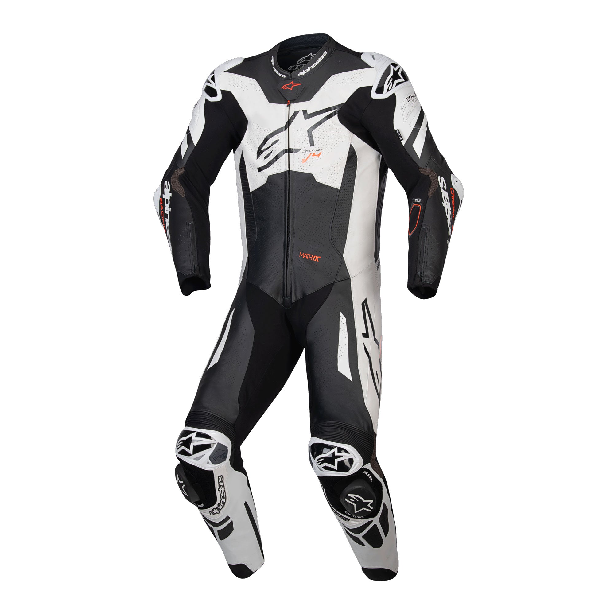 Alpinestars GP Plus V4 Sprint 1PC Lthr Suit Blk/Wht/Red/Fluo