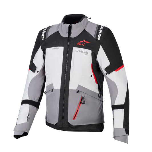 Andes V4 Drystar Jkt Dark Grey Ice Grey Blk Bright Red