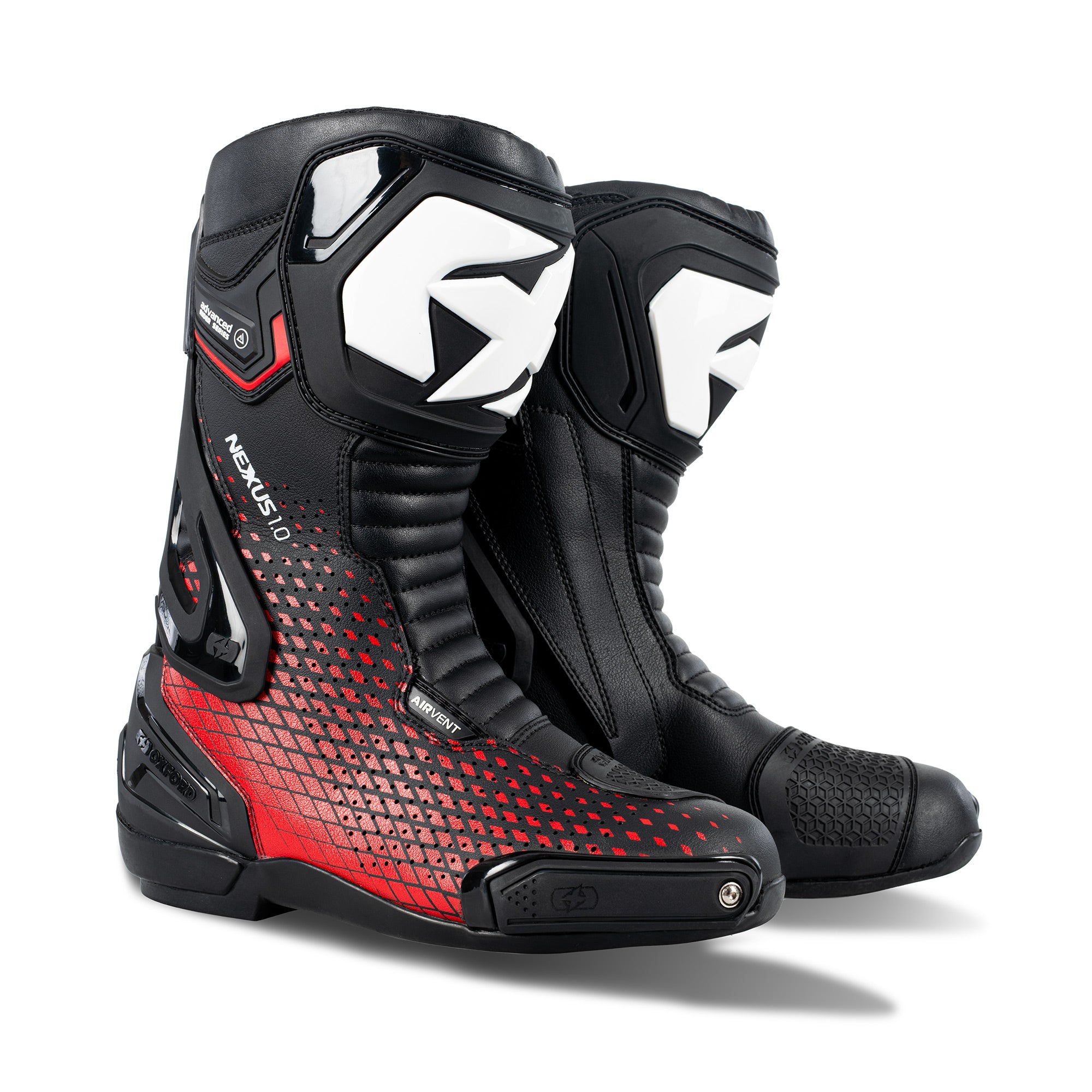 Oxford Nexus 1.0 Air MS Boot Blk/Wht/ Red