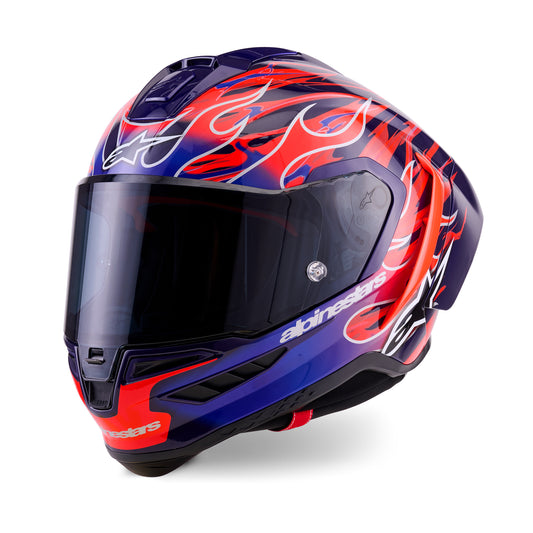 Alpinestars Supertech R10 Flyte Purple/Red/Glossy