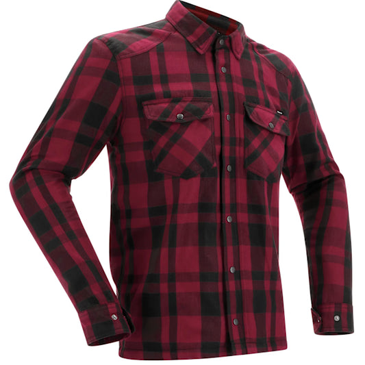 Richa Forest Shirt - Black / Burgundy