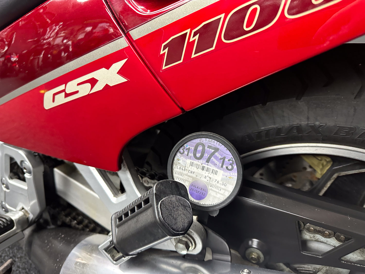 1993 SUZUKI GSXF1100