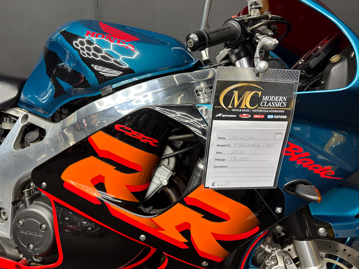 2000 HONDA FIREBLADE 900