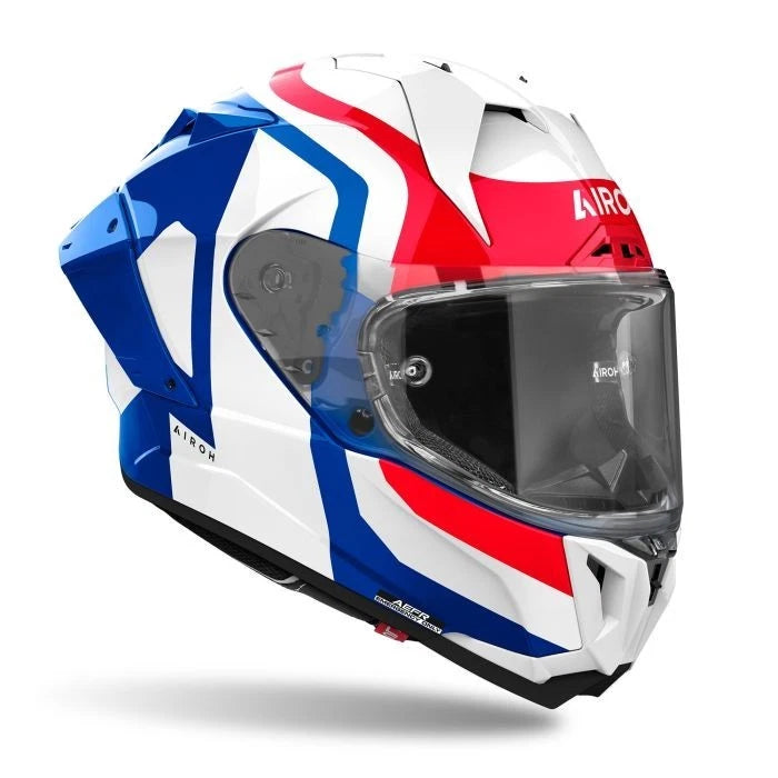 Airoh GP800 Full Face Motorcycle Motorbike Race Helmet -Competition Blue/Red