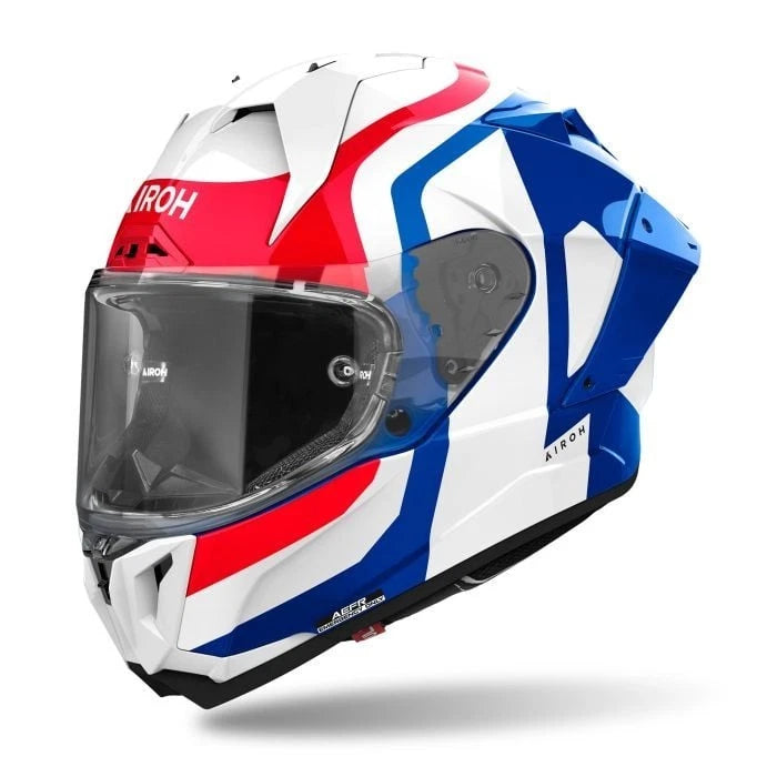 Airoh GP800 Full Face Motorcycle Motorbike Race Helmet -Competition Blue/Red
