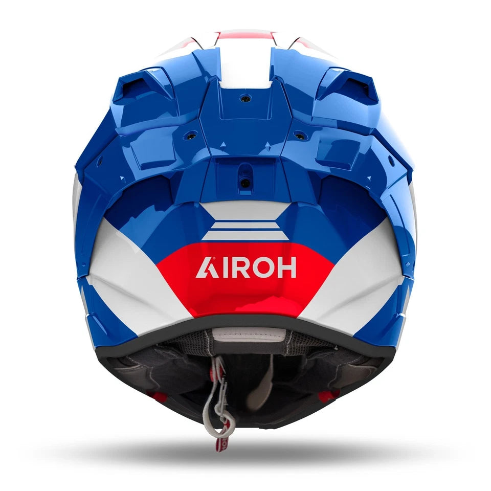 Airoh GP800 Full Face Motorcycle Motorbike Race Helmet -Competition Blue/Red